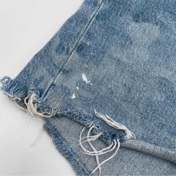 Levi’s Womens 501 Button Fly Camo Print Cutoff Denim Jean Shorts Size 32 (US 14) - Picture 12 of 12